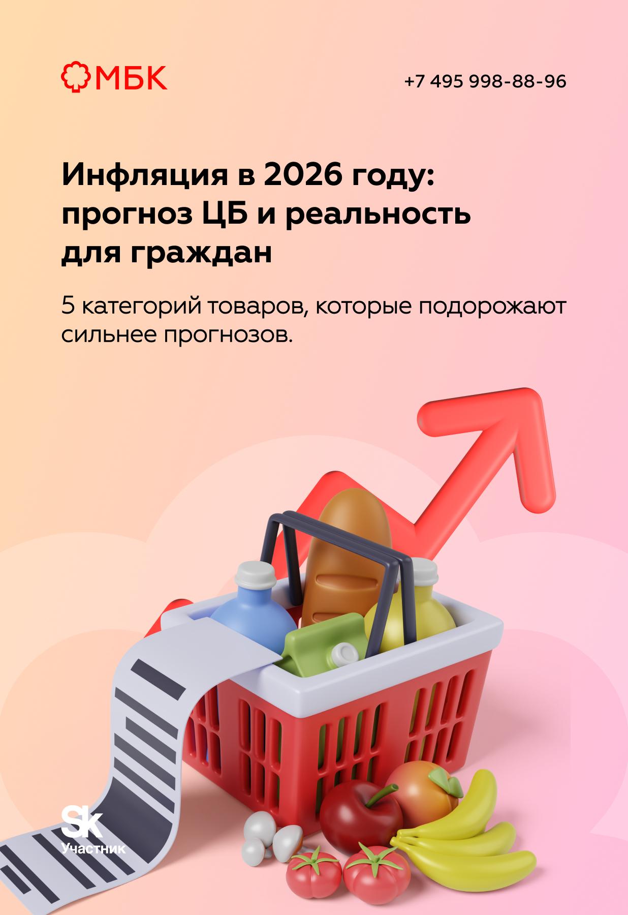 Инфляция в 2026 году: прогноз ЦБ и реальность для граждан